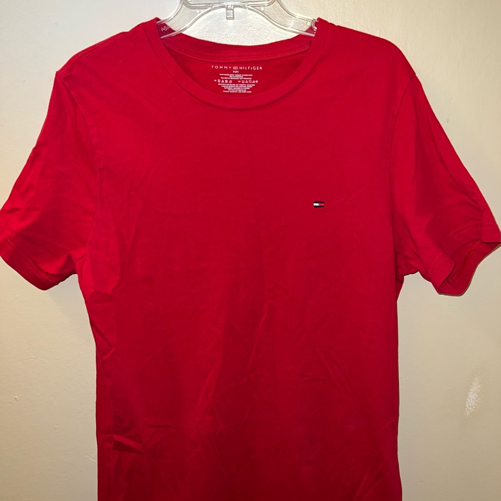 Tommy Hilfiger Bold Red Short Sleeve Tee